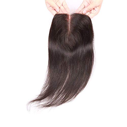 BLISSHAIR 14" Lace Closure Bresilienne Extensions Humains cheveux naturel 2" X 6"