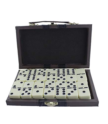 Grupo K-2 Juego de Dominó 28 fichas con Elegante Estuche | Juego Tradicional | Juego de Mesa | Desarrollo de Habilidades cognitivas e Inteligencia