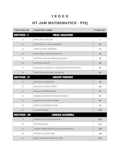 Image of IIT JAM Mathematics PYQ Book 2026 | Previous Year Solved Papers 21 Years (2005 to 2025) with Solutions | Topic Wise & Chapter wise Sorted | Useful for IIT JAM, CUET PG & MSc Mathematics Entrance Exams