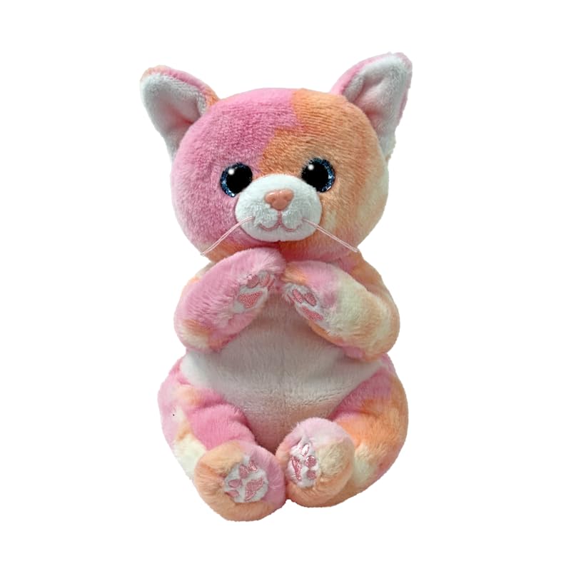 Ty Kot Beanie Bellies Lillibelle Maskotka, Różowy, 15 cm
