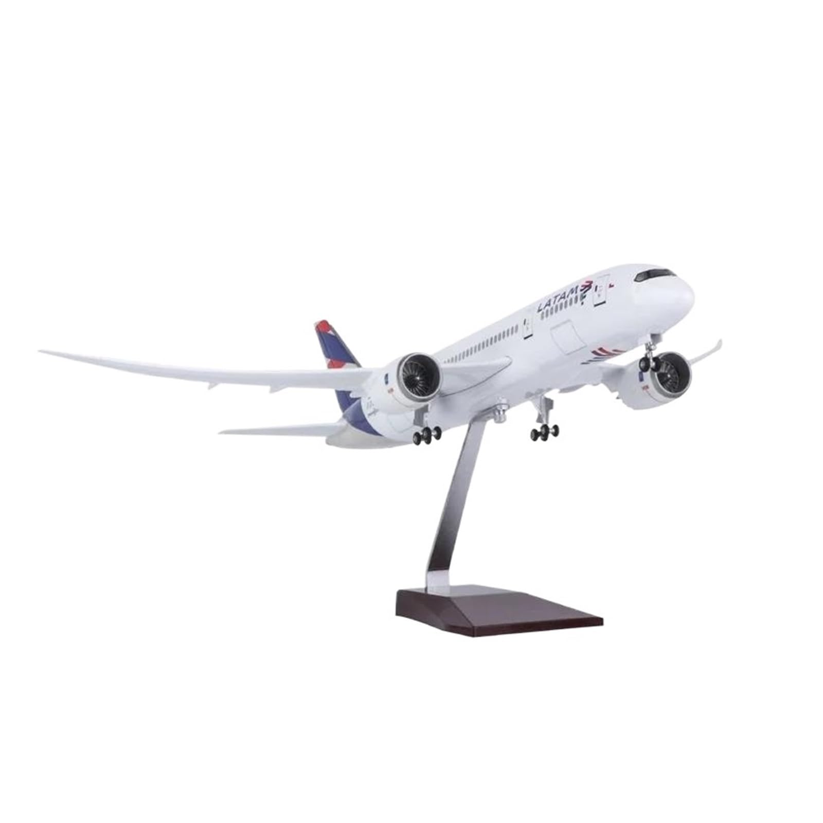 Giocattoli per aeroplani pressofusi 47 cm per modello B787 Dreamliner Aereo 787 Collezione di aeroplani pressofusi Display statico Modello di aereo Display da tavolo per raccolta ed esposizione (senza