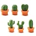 XLKJ 6 szt. magnesów na lodówkę, magnes kaktus na lodówkę na tablice, zdjęcia, magnesy na lodówkę naklejki do dekoracji domu