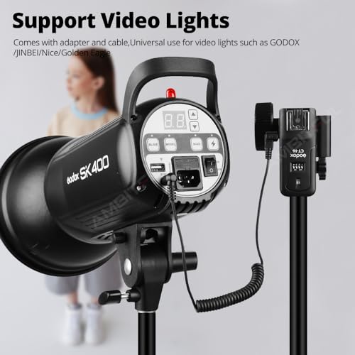 Godox Ct-16 Wireless Radio Flash Trigger (1X Transmitter + 2X Receiver) Kit,Compatible For Canon Nikon Sony Pentax Dslr Camera thumb #3