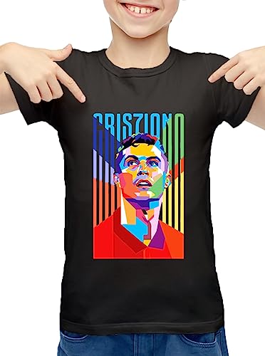 Image of Exclusive Cotton Black CR-B1 T-Shirt for Boys and Girls Unisex Kids T-Shirt
