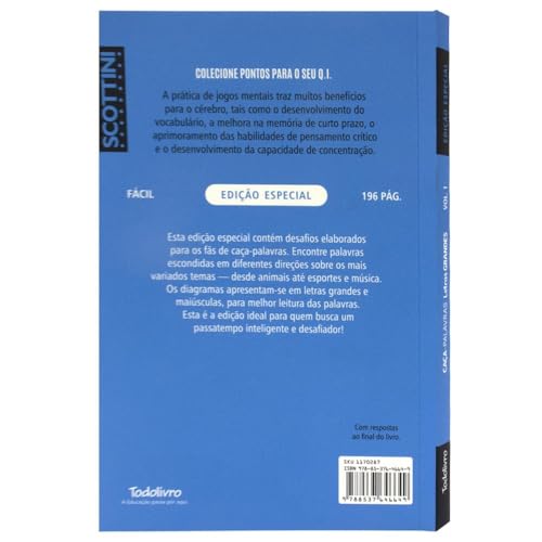 Scottini touch: Caça-palavras Letras Grandes Fácil V1