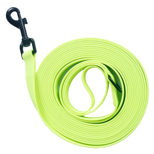 Waterproof Dog Training Leash,Long Line Heavy Duty Outdoor Recall Lead 10ft 15ft 20ft 30ft 50ft for...