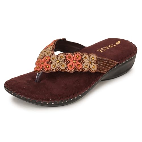 Image of TRASE Ortho Slippers For Women | Slippers For Woman | Lightweight, Comfortable And Stylish Women Slippers | Flats | Soft Women Footwear | Trendy Ladies Chappal | Orthopedic Slippers