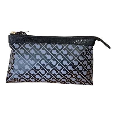 GHERARDINI POCHETTE - PORTA Tutto COSMETICI MEDIO CHIUSO CON ZIP GH 0429 (GRANITE)