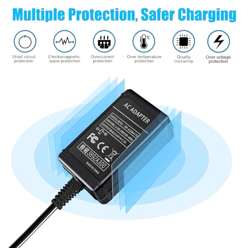 image for TKDY AC-L100 for Sony Handycam Camcorder Charger Cord Power Supply Ada