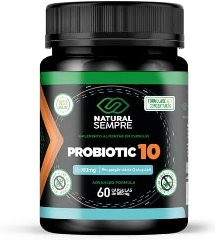 Probiotic 10 1.000mg 60 Cápsulas Natural Sempre