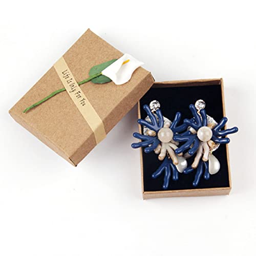 Boucles d'oreilles fleur légères pour lobes sensibles style bohème