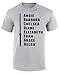 GO HEAVY T-Shirt Hombres | Hombres Deporte Camiseta Camisa de Manga Corta | The Crossfit Girls Gris M