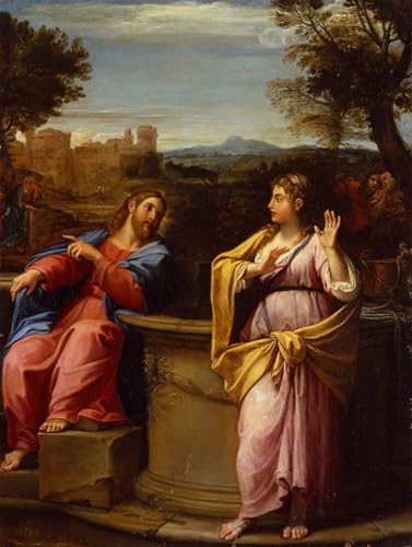 Impresión de carteles artísticos de Francesco Albani para decorar un dormitorio elegante