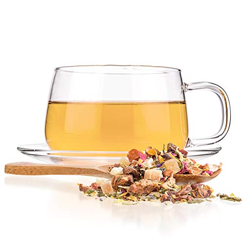 Tealyra - Lavender Peach Relief - Relaxing Wellness Herbal Loose Leaf Tea - Calming - Digestive - Perfect Evening Drink - All Natural - Caffeine Free - 112G (4-Ounce) #TOP2
