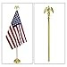 8ft Gold Aluminum Flag Pole (Eagle Top)