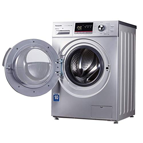 Image of Panasonic NA-148MF1L01 8Kg Wi-Fi Enabled Inverter Front Load Fully-Automatic Washing Machine, Silver