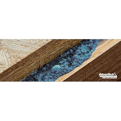 AdvanTech Subfloor Adhesive - Heavy-Duty Polyurethane Adhesive - Gun-Applied Spray Foam for Subfloor Installation - Professional-Grade - Squeak-Free Guarantee - Pack of 6 Cans - 24 oz Each