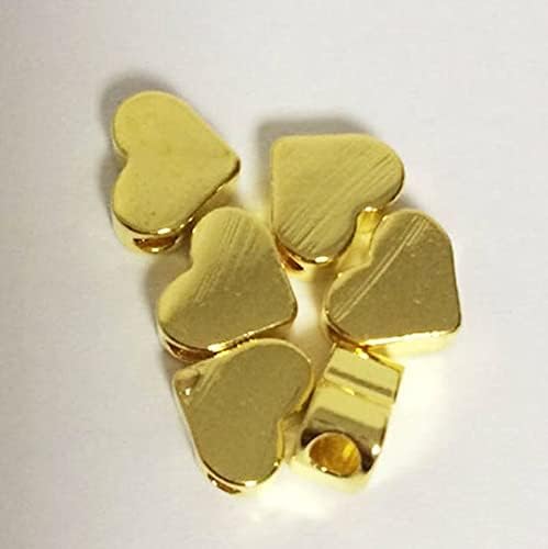 Perle intercalaire coeur 5mm pour éviter le frottement des perles de bijoux - 4