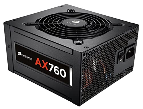 Image of Corsair CP-9020045-NA AX760 ATX 760 Watt Power Supply Unit