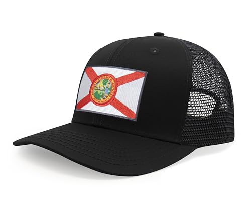 Image of International Tie State Hat for Men and Women, Adjustable Snapback Trucker Baseball Cap with Embroidered Patch