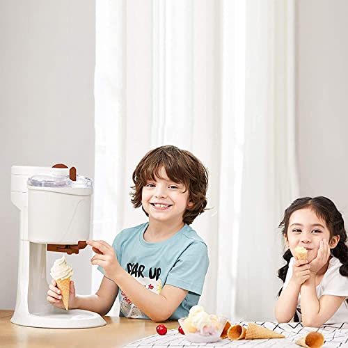 Samnuerly Softeismaschine Maschine Eismaschine Home Kleine Mini Automatische Kegelmaschine Hausgemachte Eismaschine 1L… – Bild 8