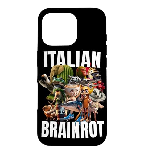ITALIAN BRAIN ROT | ���ׂĂ̕��� �z���C�g�e�L�X�g �X�}�z�P�[�X iPhone 16 Pro �p