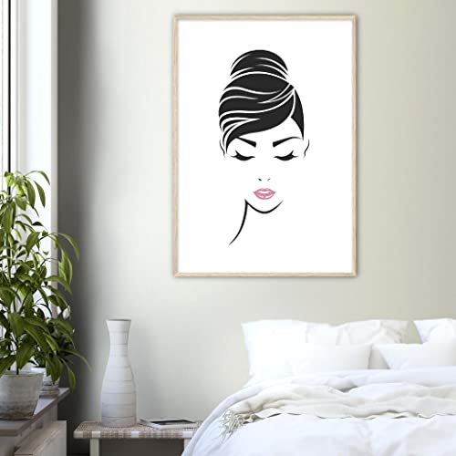 Décoration murale féminine pour un salon moderne et chaleureux