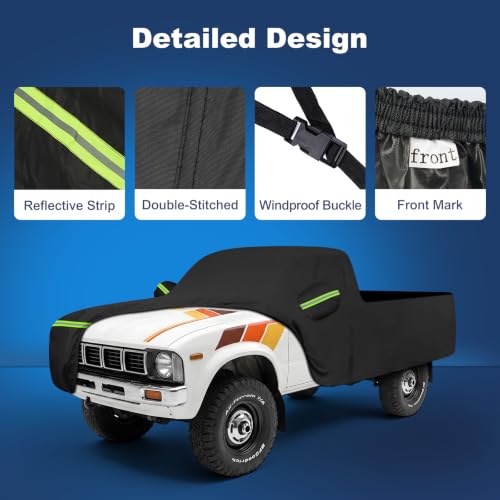 Image of QUNSUNUS Car Cover for Toyota Pickup 1978-1995 Regular Cab Short Bed