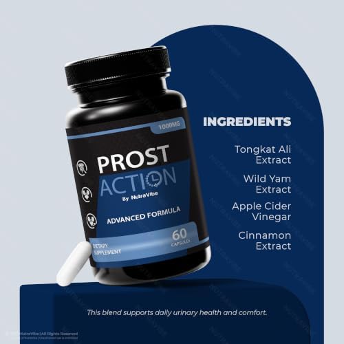 NutraVibe ProstAction Capsules, 3 Pack - 4