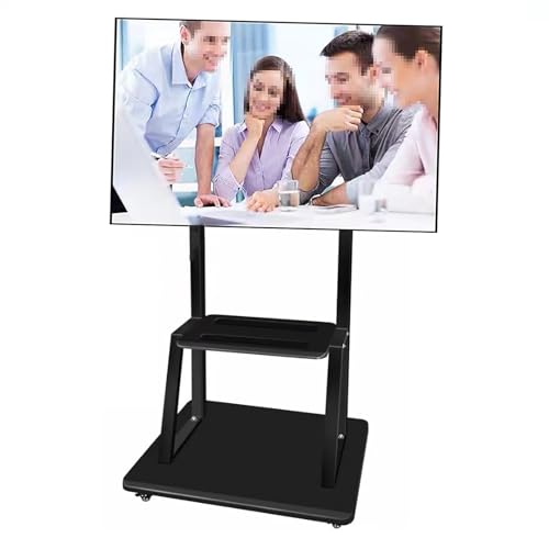 Soporte para TV portátil con ruedas y giro miniatura 3