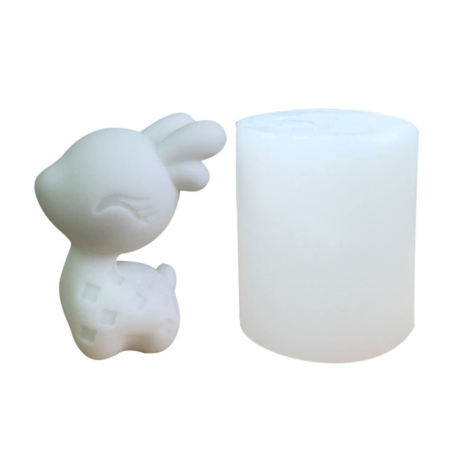 Buxuaaaa Giraffe Deer 3D Deer Silicone Mold For Scented Making Cake Chocolate Ornament Soap Making Resin Molds Silicone