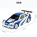ONGODIE Mini Rc Drift Car, 2.4ghz 4wd High Speed Rc Cars 1:43 Scale Remote Control, 3-Speed Madness, DIY Tabletop Drift Car with Realistic Light ＆ Sound (Black)