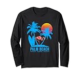 Photo Gallery palm beach florida. flamingo and palm trees tropical sunset maglia a manica Photo Gallery palm beach florida. flamingo and palm trees tropical sunset maglia a manica