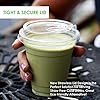 [250 PACK] 12 oz Cups | Iced Coffee Go Cups and Sip Through Lids | Cold Smoothie | Plastic Cups with Sip Through Lids | Clear Plastic Disposable Pet Cups | Ideal for Parfait, Juice, Soda, Party Cups
