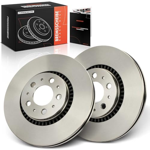 Frankberg Bremsscheibensatz inkl. 2x Bremsscheiben Vorne Belüftet Ø305mm Kompatibel mit V70 II 285 S60 I 384 XC70 Cross Country 295 S80 I 184 Replace# 274170, 274559