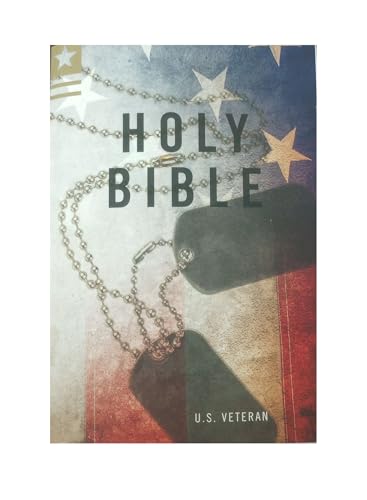 King James Version (KJV) Large Print Veteran's Bible - Flag