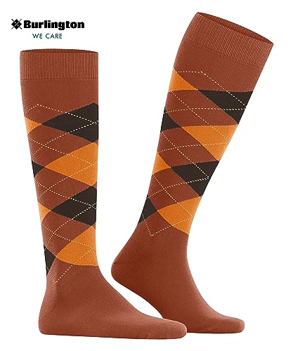 Burlington Heren King Kousen ademend duurzaam biologisch katoen platte naad voor drukvrije teen modieus met argyle business everyday ONE-SIZE-FITS-ALL als geschenk 1 Paar - Afbeelding 4