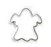 White Ghost Haloween Cookie Cutter for Celebrations Halloweena and Spooky Season, Handmade Baking Tool