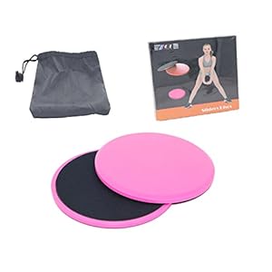 ITTA 2 Dual Core Sliders Fitness,Gliding Discs, Leg Sliders Discs Exercise Sliders with Carry Bag