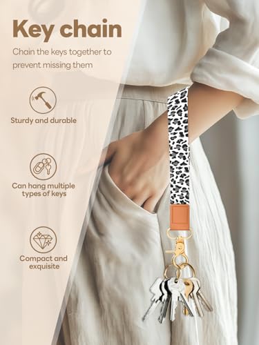 Image of Wristlet Keychain for Women and Men, Key Chain Holder, Wrist Lanyard for Keys