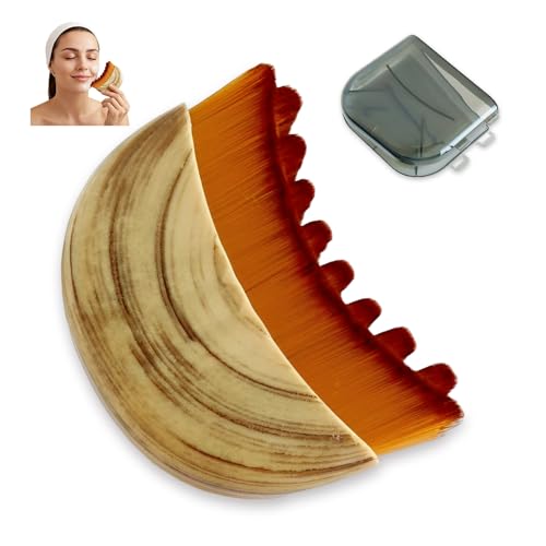 HMCEY Spazzola per Contorno Linfatico,Spazzola per Massaggio A Secco Viso,Lymphatic