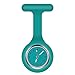 Vicloon Reloj de Bolsillo de Silicona con Broche, Reloj de Enfermera de Bolsillo para Enfermera con Broche para Unisexo Reloj Paraméd Nurse Fob, Regalo para Enfermera Médico（Cielo Azul）
