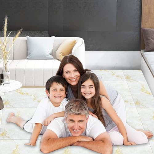 STARVAST 40 Stück PVC Bodenbelag Vinylboden Selbstklebend 30×30cm, 3.6m² Vinyl Klebefliesen Bodenfliesen Fliesenaufkleber für Schlafzimmer Küche Wohnzimmer