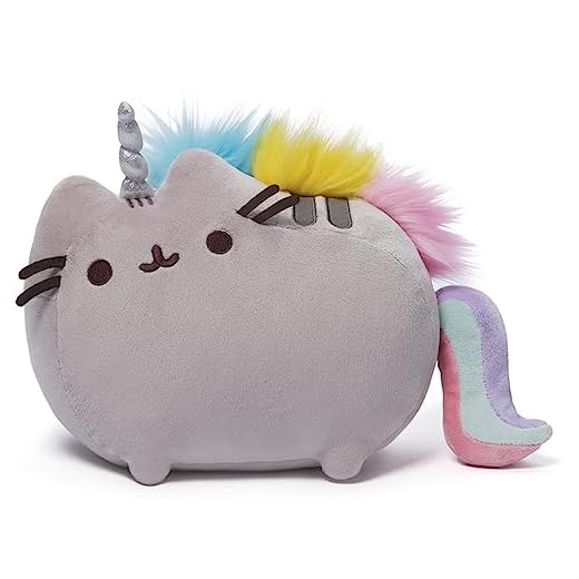 Gund- Plush Toys Pusheen, Color Gris, Large (Enesco 4048884)