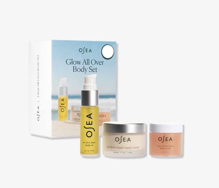 Osea Glow To Go Starter Set - un conjunto de cuerpo de 3 piezas de edición limitada
