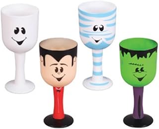 BIG CITY BARGAINS 12 Halloween Character Goblet Party Cups