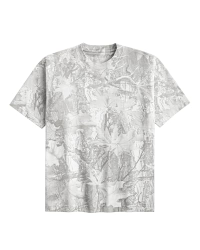 Y2k Camo Shirt for Men Oversized Camouflage Hunting Short Sleeve Crew Neck T-Shirts 2025 Summer Casual Graphic Tees2