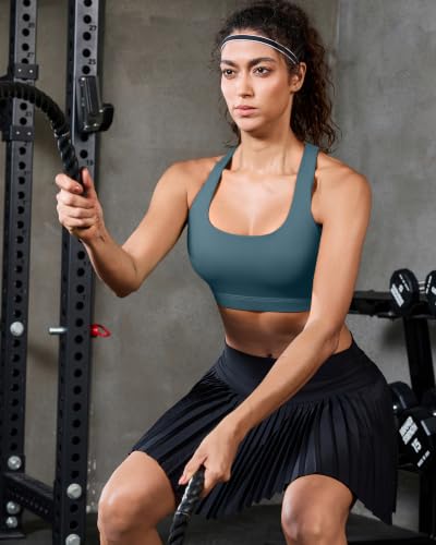 Image of RUNNING GIRL Sports Bras for Women, Molded Cup High Impact Sports Bra Workout Bras for Women High Support Racerback