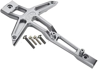 GPM For Traxxas 1/10 Maxx 4WD Monster Truck Upgrade Parts Aluminum Front Chassis Brace - 1Pc Set Silver