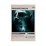 Movie Posters Prometheus Poster Canvas Poster Bedroom Decor Landscape Office Room Decor Gift Unframe:12x18inch(30x45cm)